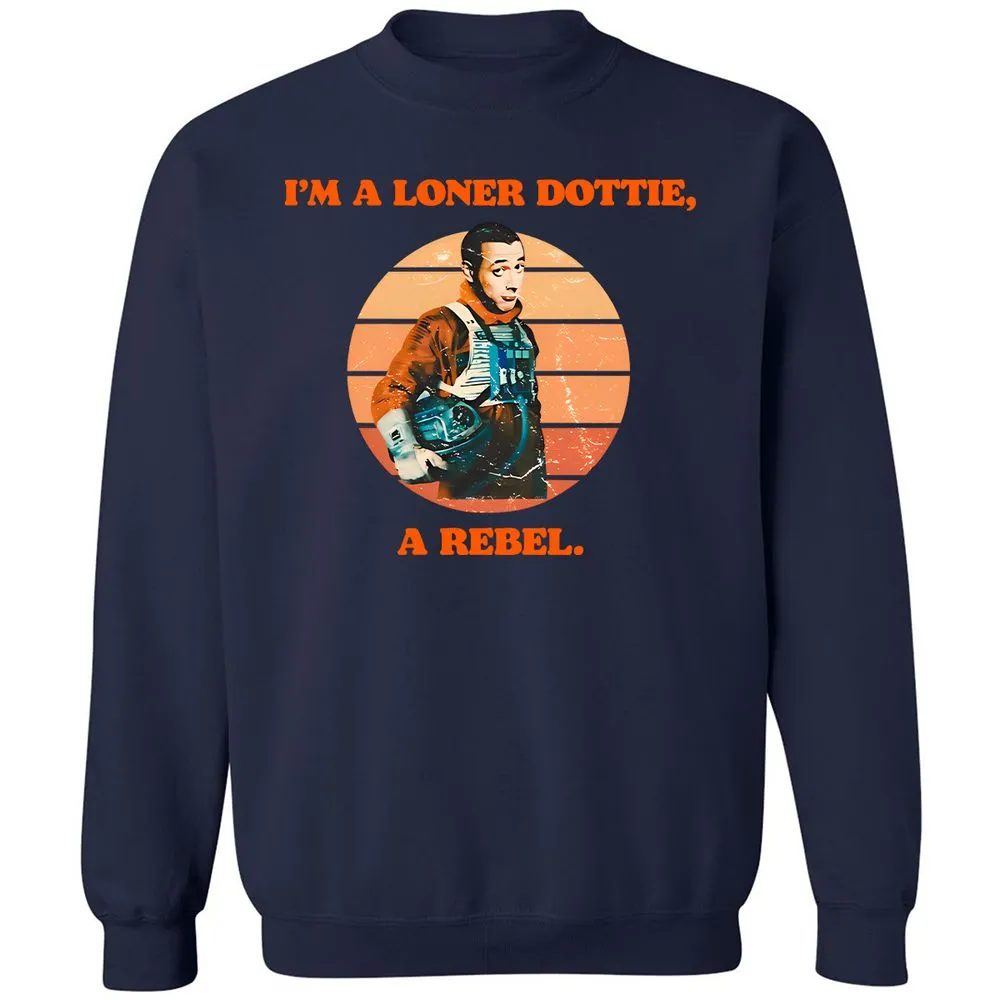 I'm a loner dottie a rebel - Navy - 2