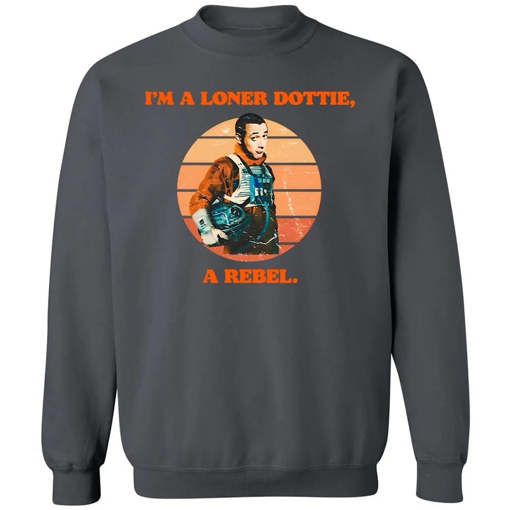 I'm a loner dottie a rebel - Charcoal - 7