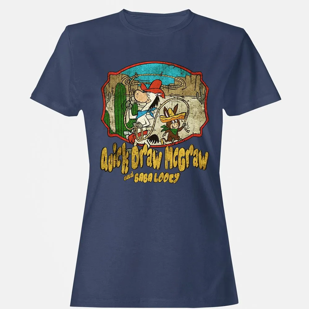 Women's T-Shirt - 97V6STHA - Navy - 10