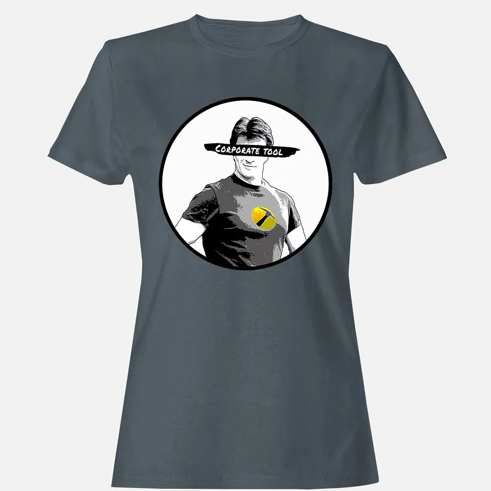 Women's T-Shirt - BQVJZKCU - Charcoal - 3