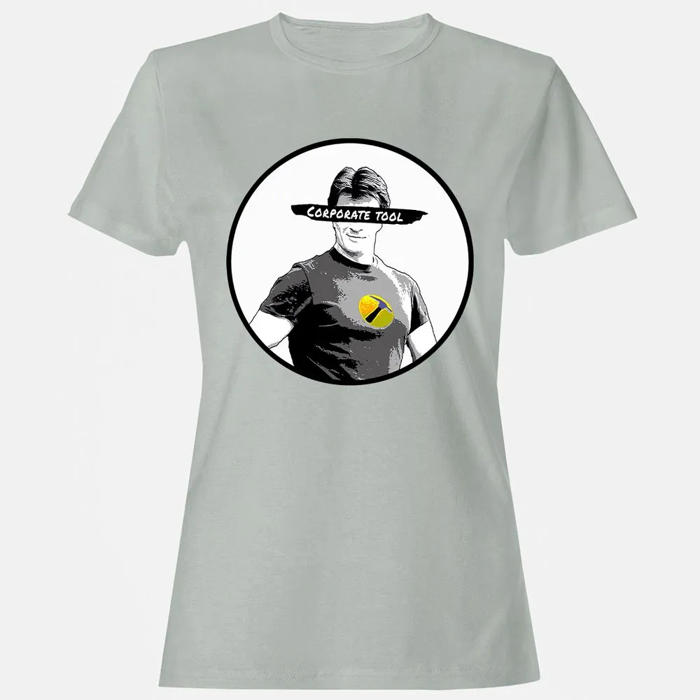 Women's T-Shirt - BQVJZKCU - Ash - 2