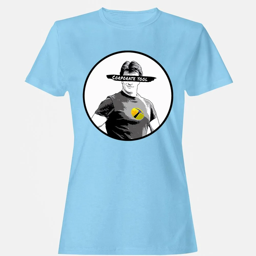 Women's T-Shirt - BQVJZKCU - Light Blue - 8