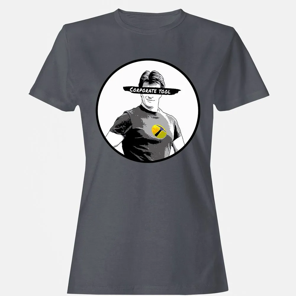 Women's T-Shirt - BQVJZKCU - Dark Heather - 5