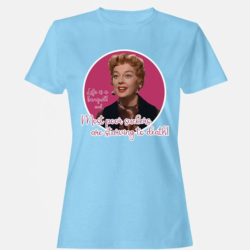 Women's T-Shirt - NQEG9X5W - Light Blue - 8