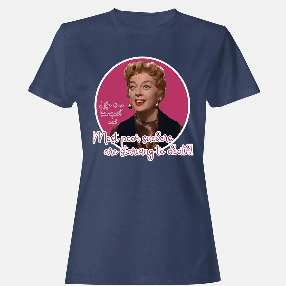 Women's T-Shirt - NQEG9X5W - Navy - 10