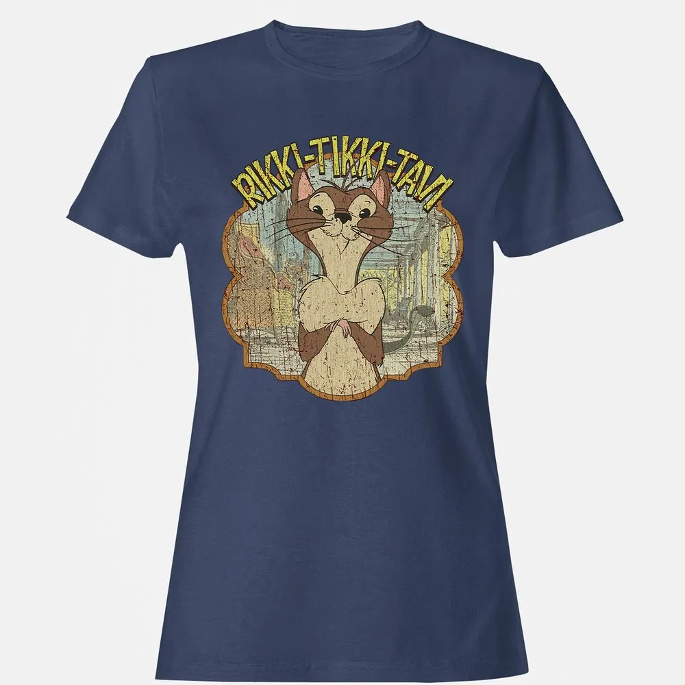 Women's T-Shirt - 4BYU7VZQ - Navy - 10