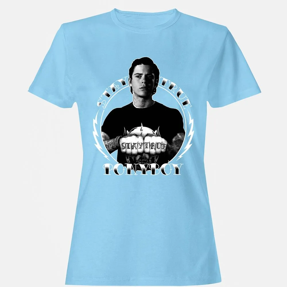Women's T-Shirt - EGSXRKEE - Light Blue - 8