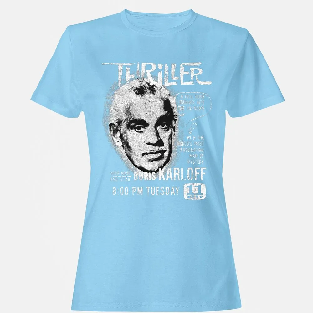 Women's T-Shirt - SF7B2YWB - Light Blue - 8