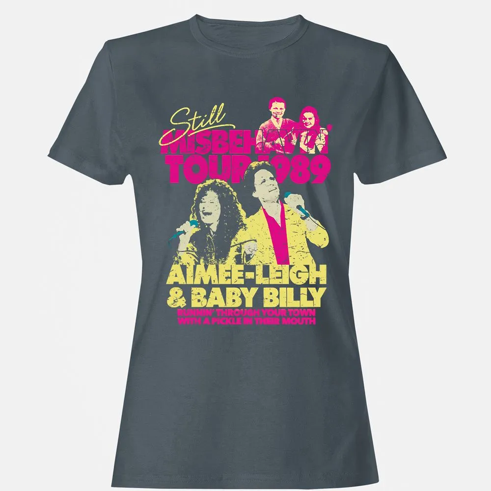 Women's T-Shirt - 5JUTXZDU - Charcoal - 3