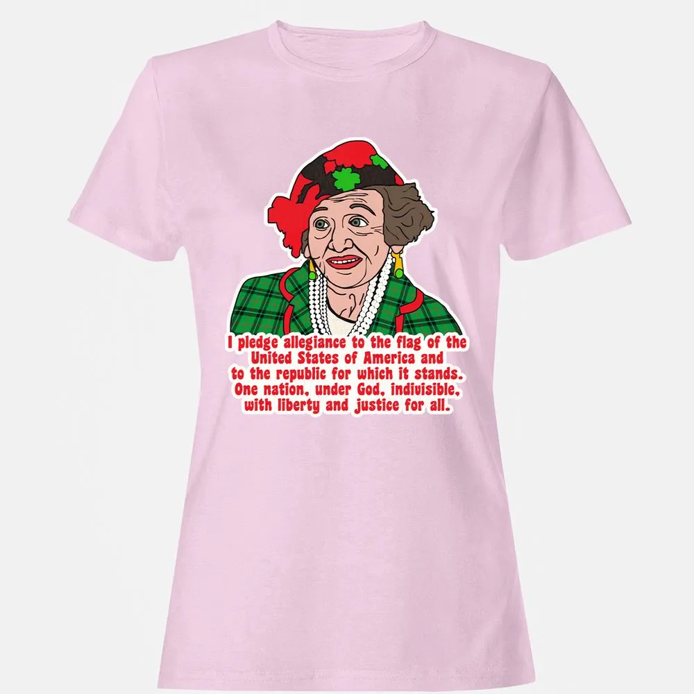 Women's T-Shirt - YQTLQSA7 - Light Pink - 9