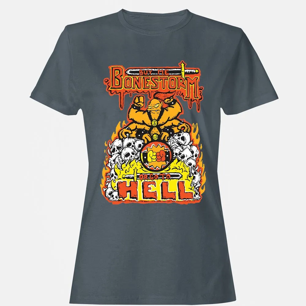 Women's T-Shirt - 4N5JTKQW - Charcoal - 3