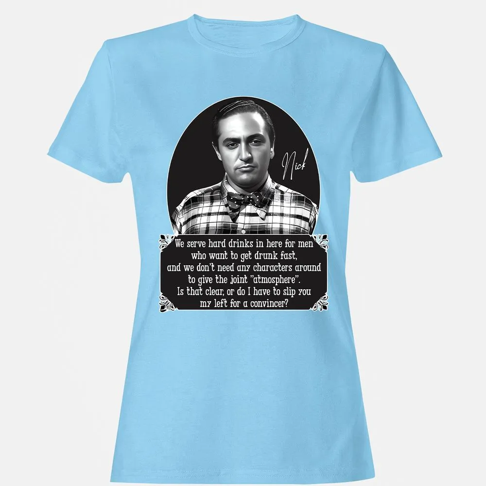 Women's T-Shirt - 5XPLYFW7 - Light Blue - 8
