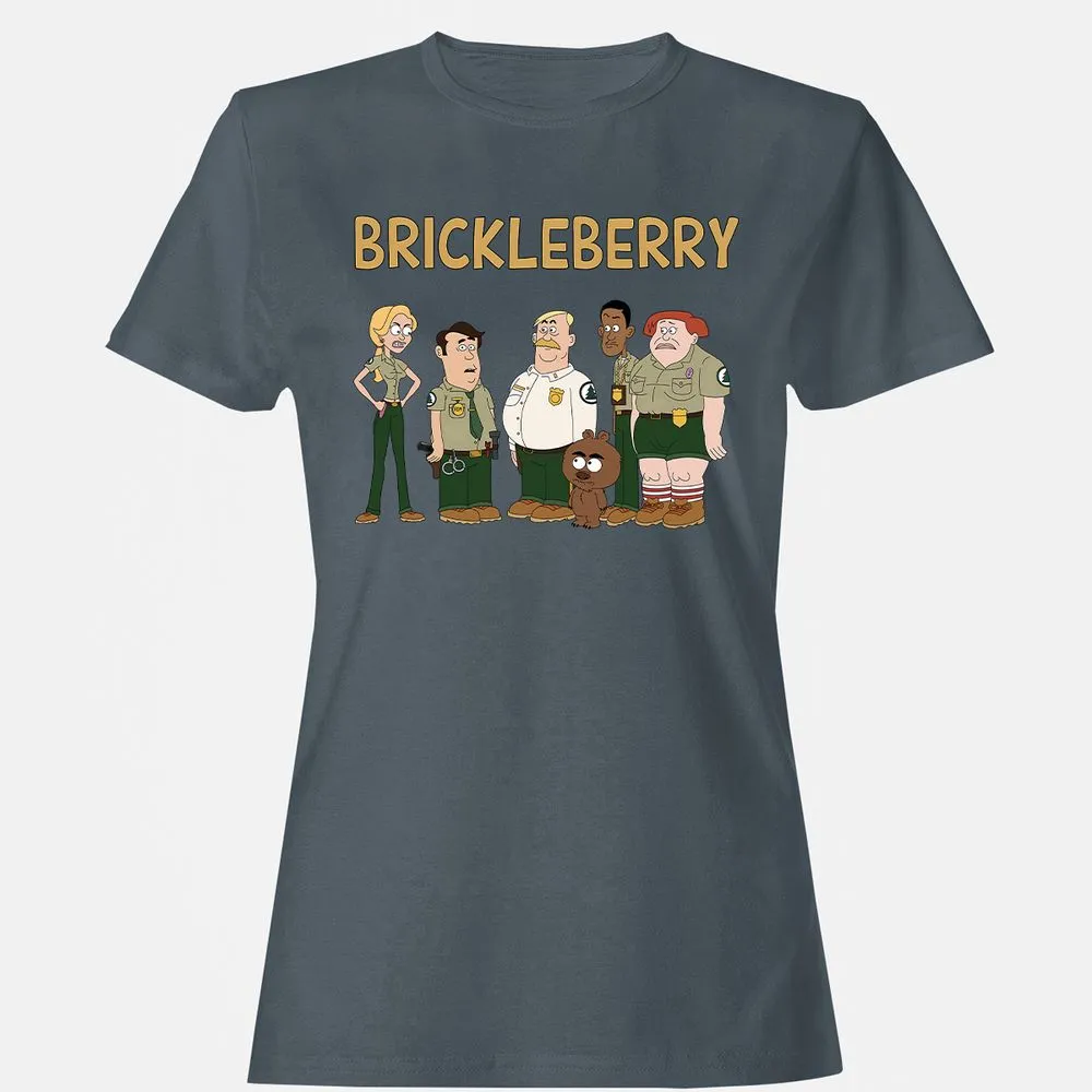 Women's T-Shirt - B3PF1DQR - Charcoal - 3