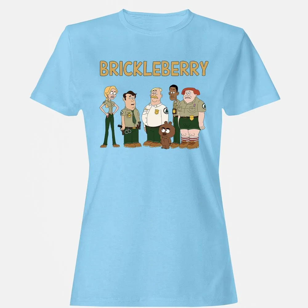 Women's T-Shirt - B3PF1DQR - Light Blue - 8