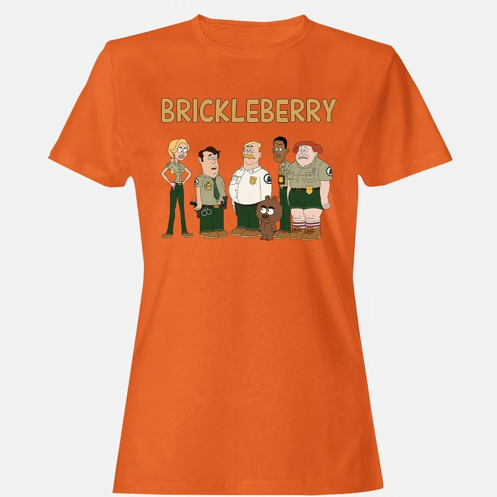 Women's T-Shirt - B3PF1DQR - Orange - 11