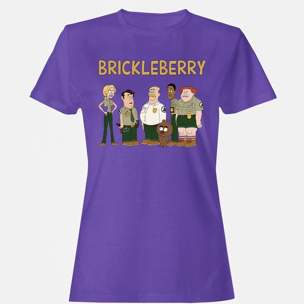 Women's T-Shirt - B3PF1DQR - Purple - 12