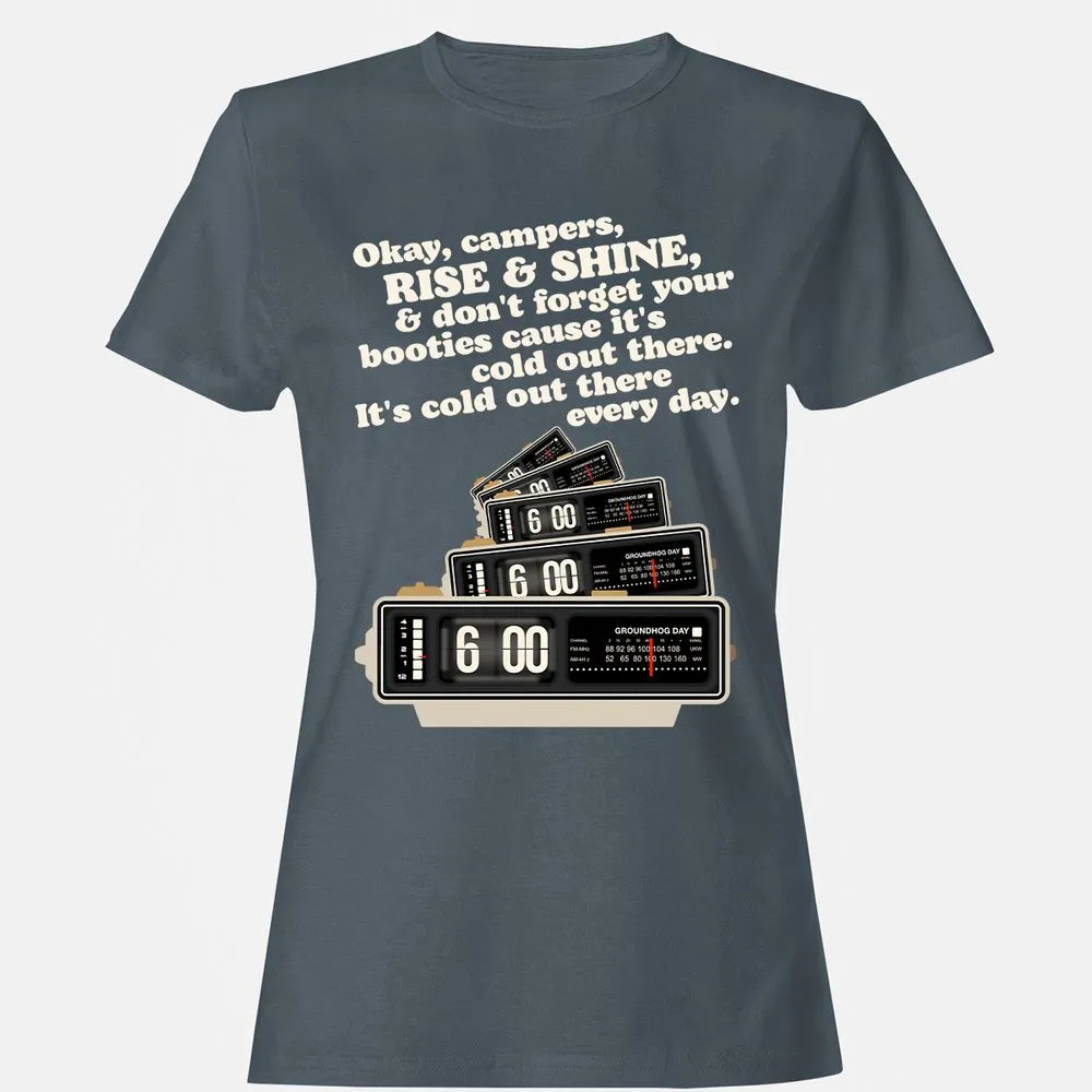 Women's T-Shirt - B597QEYG - Charcoal - 3