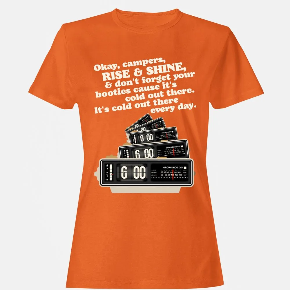Women's T-Shirt - B597QEYG - Orange - 11