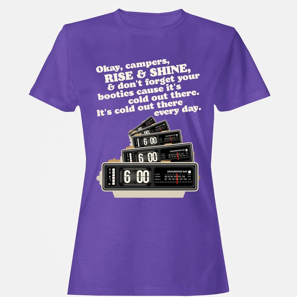 Women's T-Shirt - B597QEYG - Purple - 12