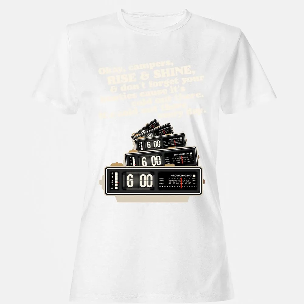 Women's T-Shirt - B597QEYG - White - 16