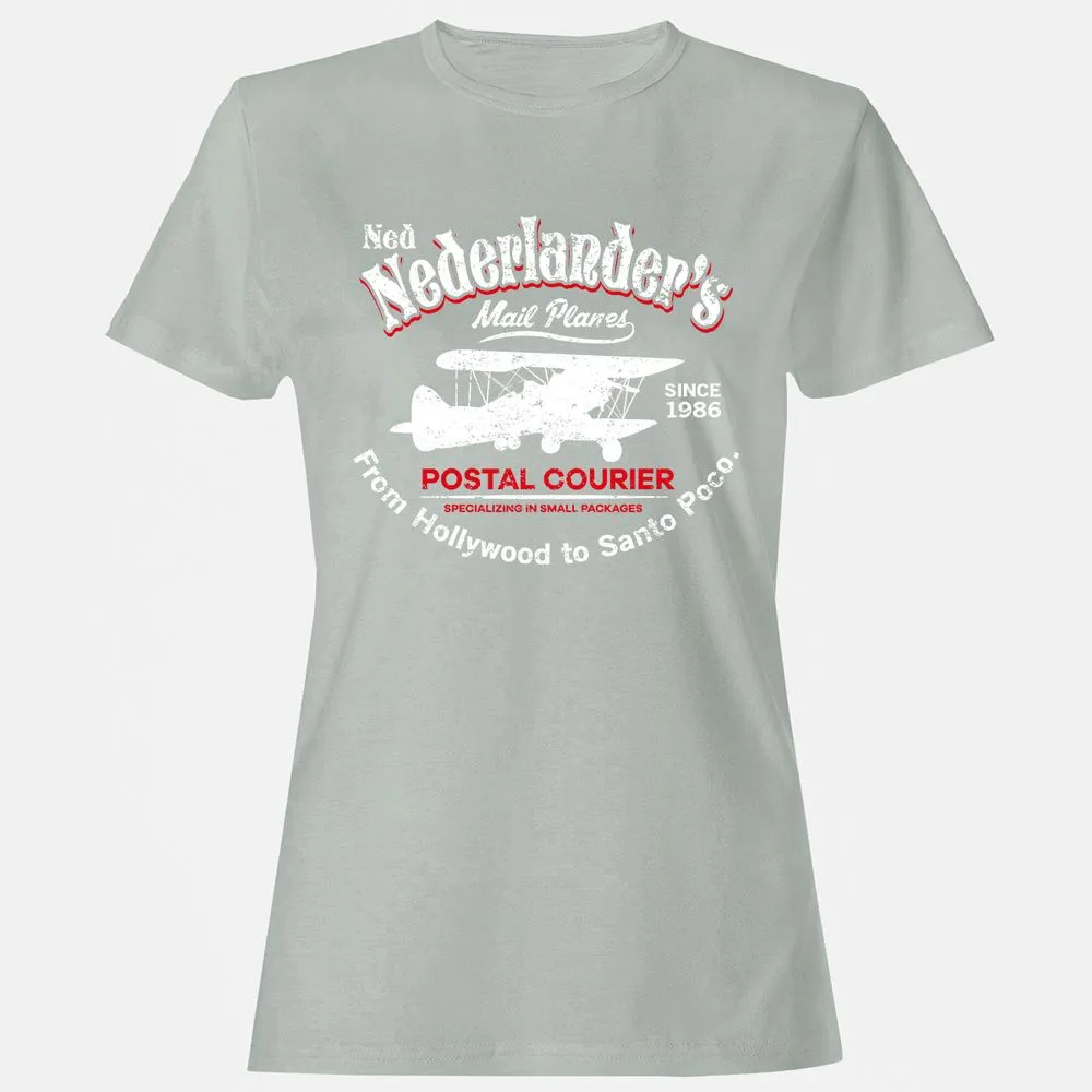 Women's T-Shirt - QL5Z7AMB - Ash - 2