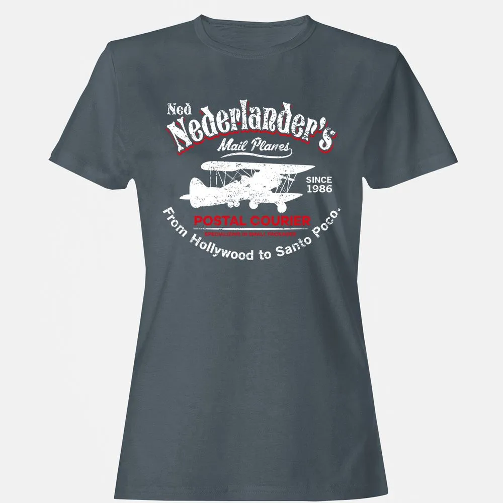 Women's T-Shirt - QL5Z7AMB - Charcoal - 3