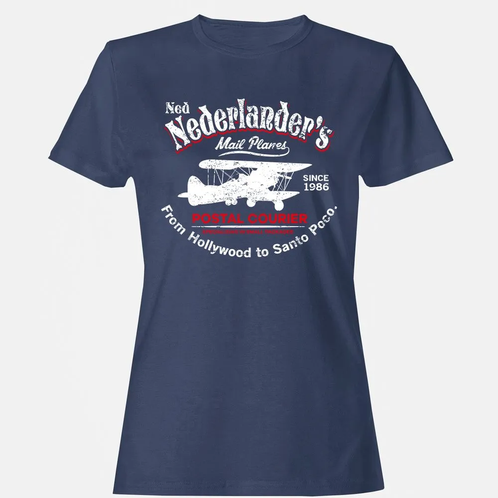 Women's T-Shirt - QL5Z7AMB - Navy - 10