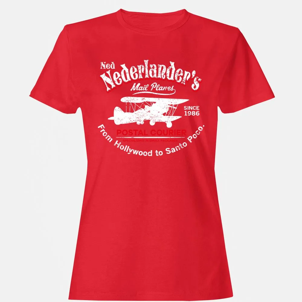 Women's T-Shirt - QL5Z7AMB - Red - 13