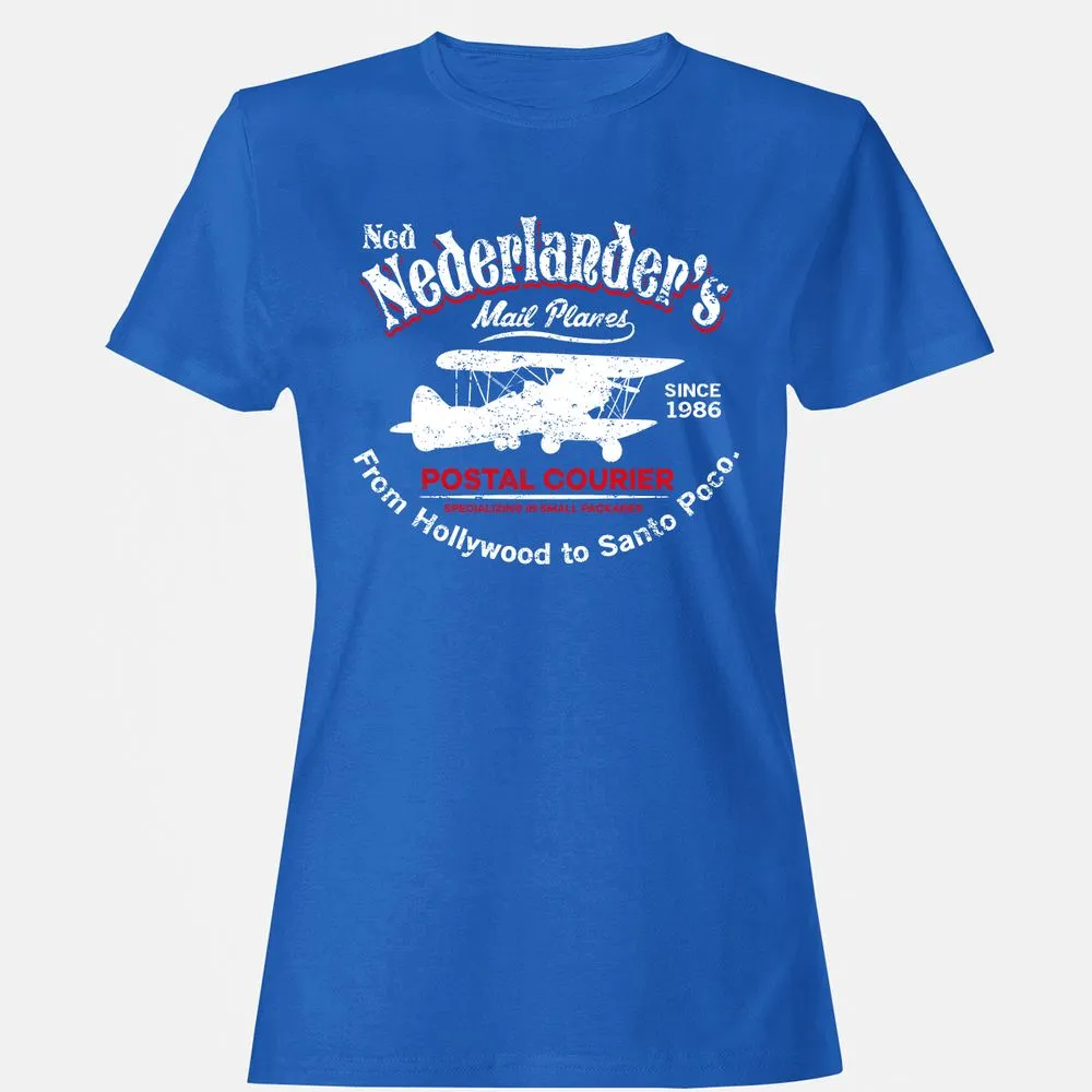 Women's T-Shirt - QL5Z7AMB - Royal - 14