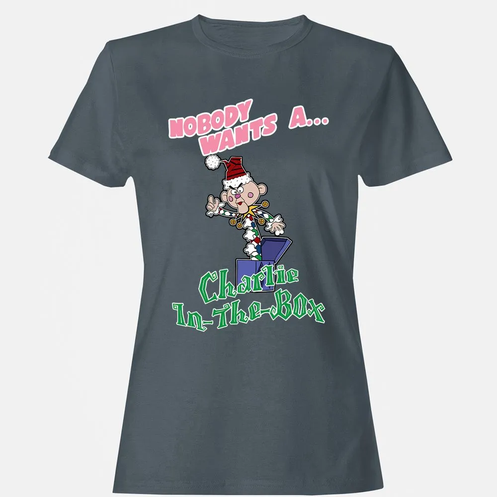Women's T-Shirt - E3RUZCMG - Charcoal - 3