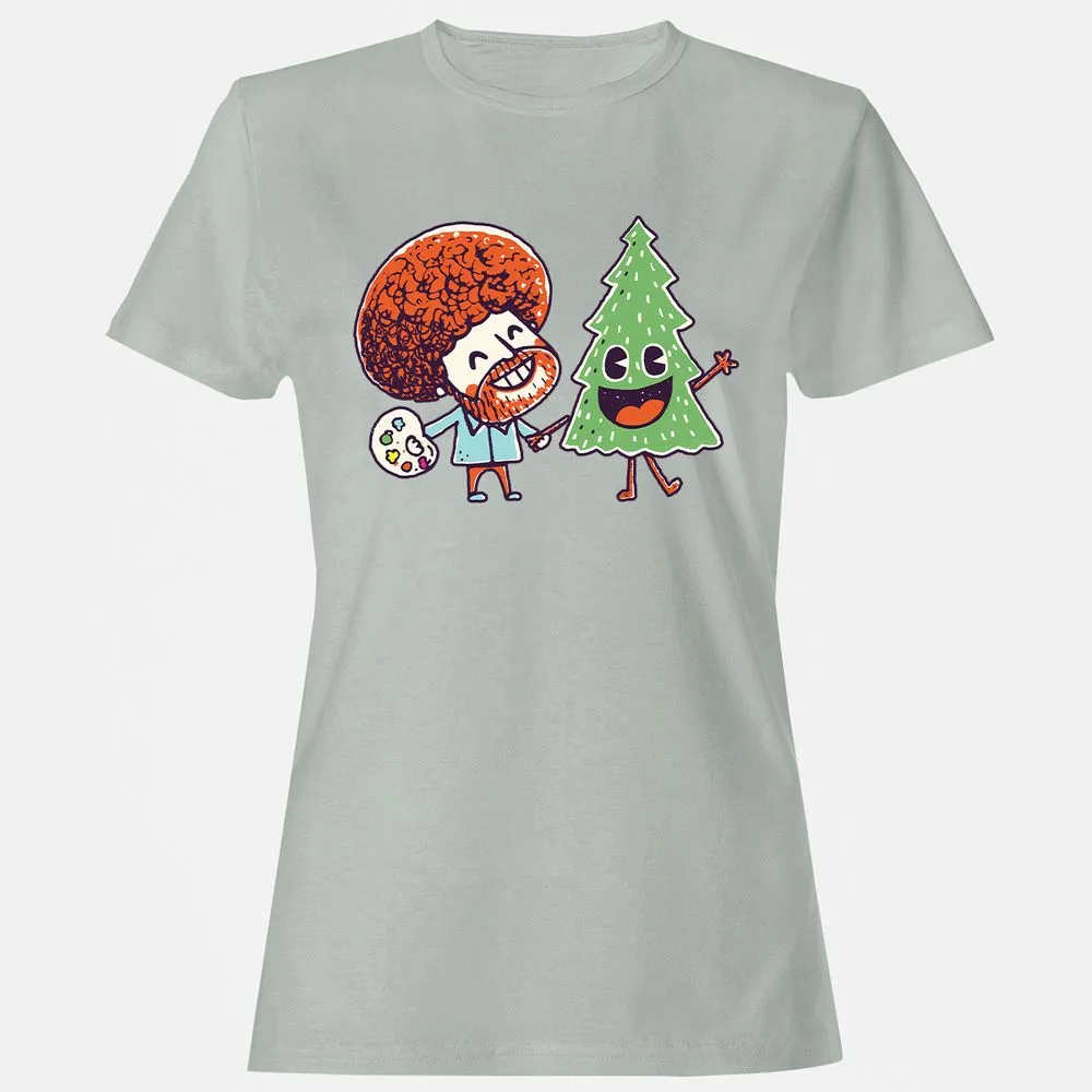 Women's T-Shirt - P9RUJPAU - Ash - 2