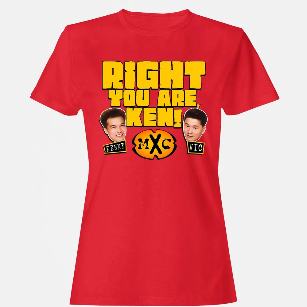 RIGHT YOU ARE, KEN! - Red - 13