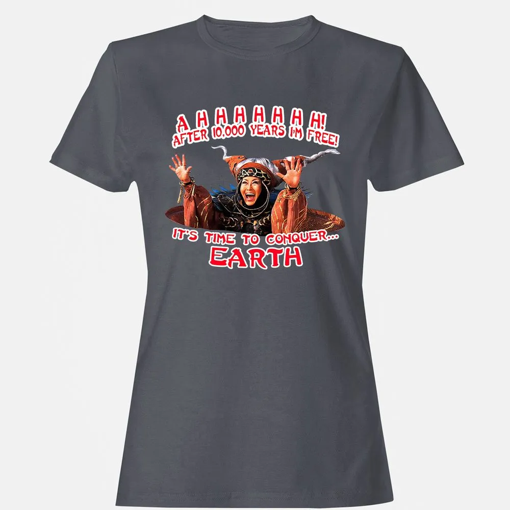 Retro Rita Repulsa MMPR - Dark Heather - 5