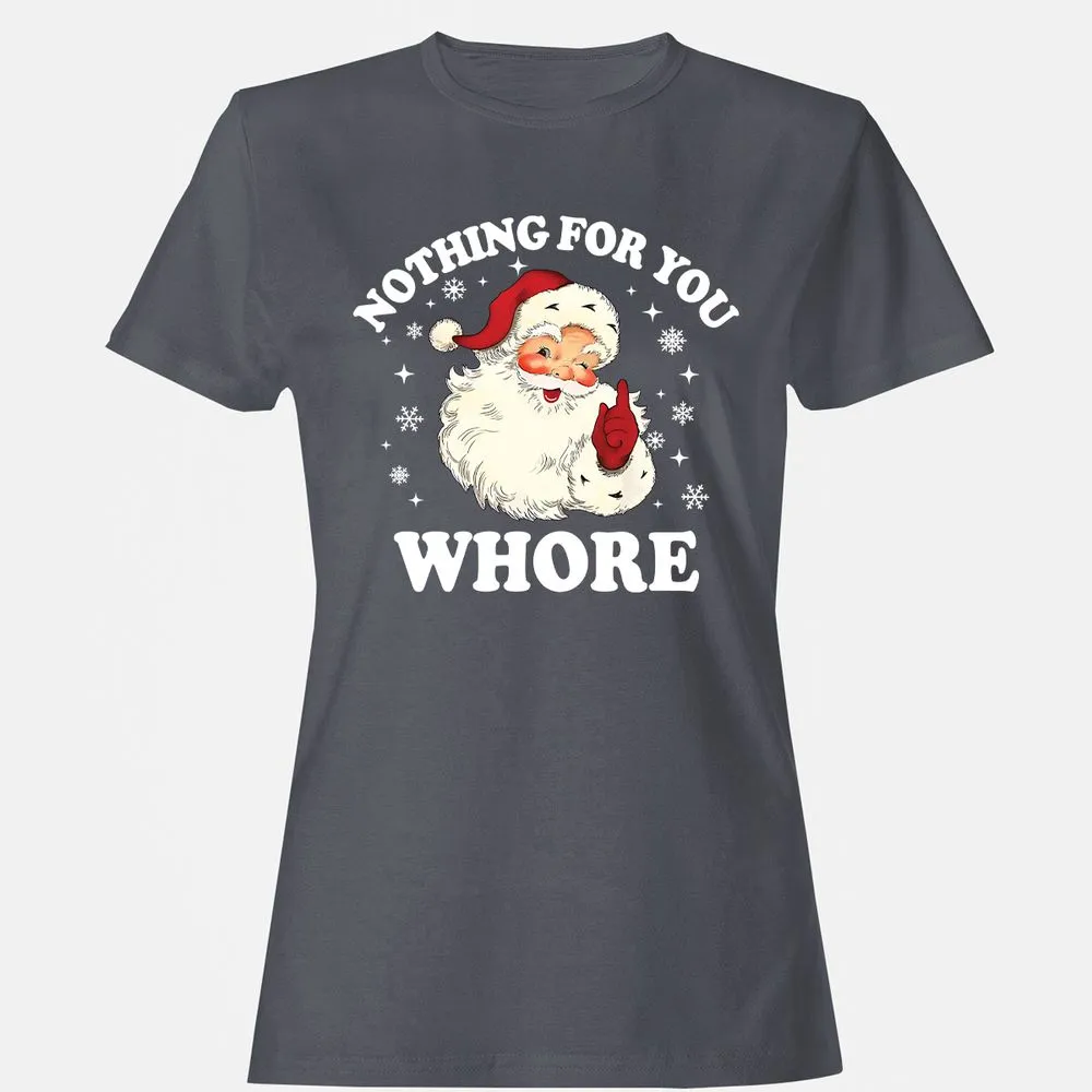 Nothing For You Whore Santa - Dark Heather - 5