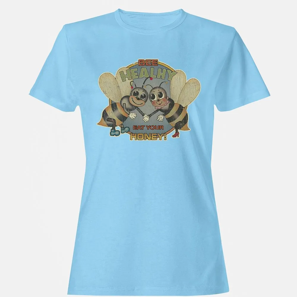 Bee Healthy Eat Your Honey - Light Blue - 8