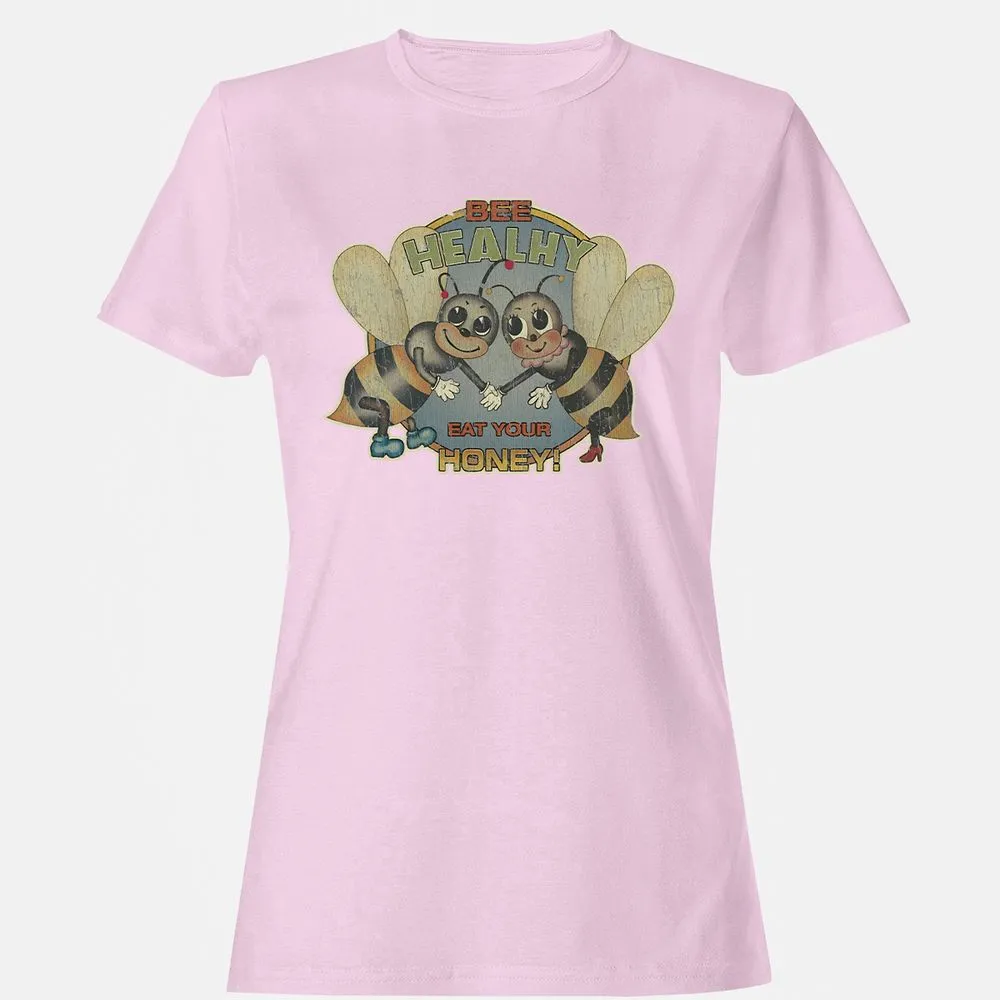 Bee Healthy Eat Your Honey - Light Pink - 9