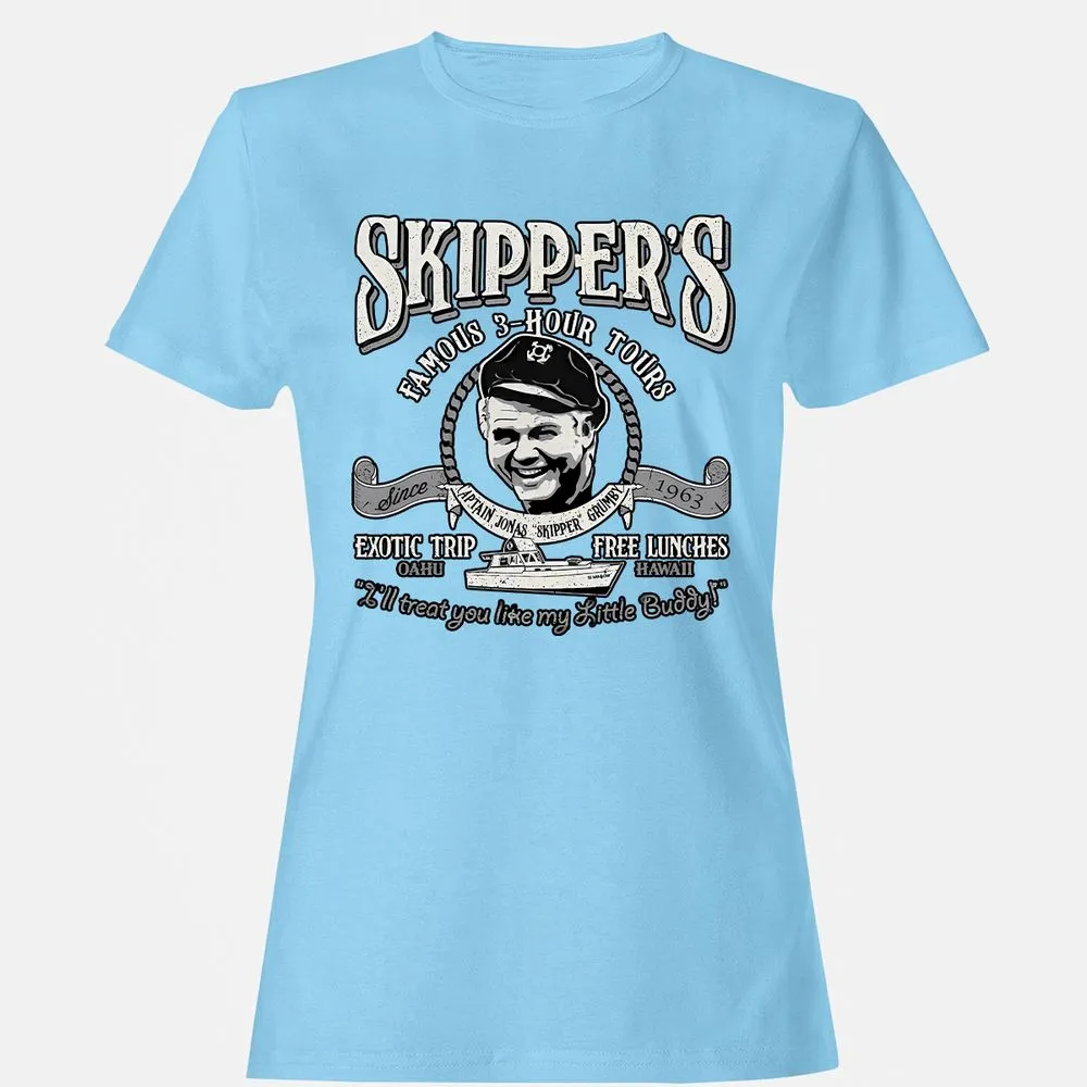 Women's T-Shirt - C7PJDB8A - Light Blue - 8