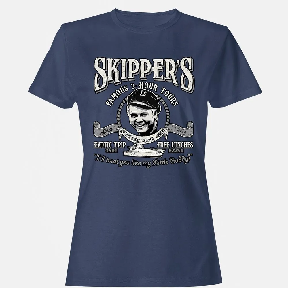 Women's T-Shirt - C7PJDB8A - Navy - 10