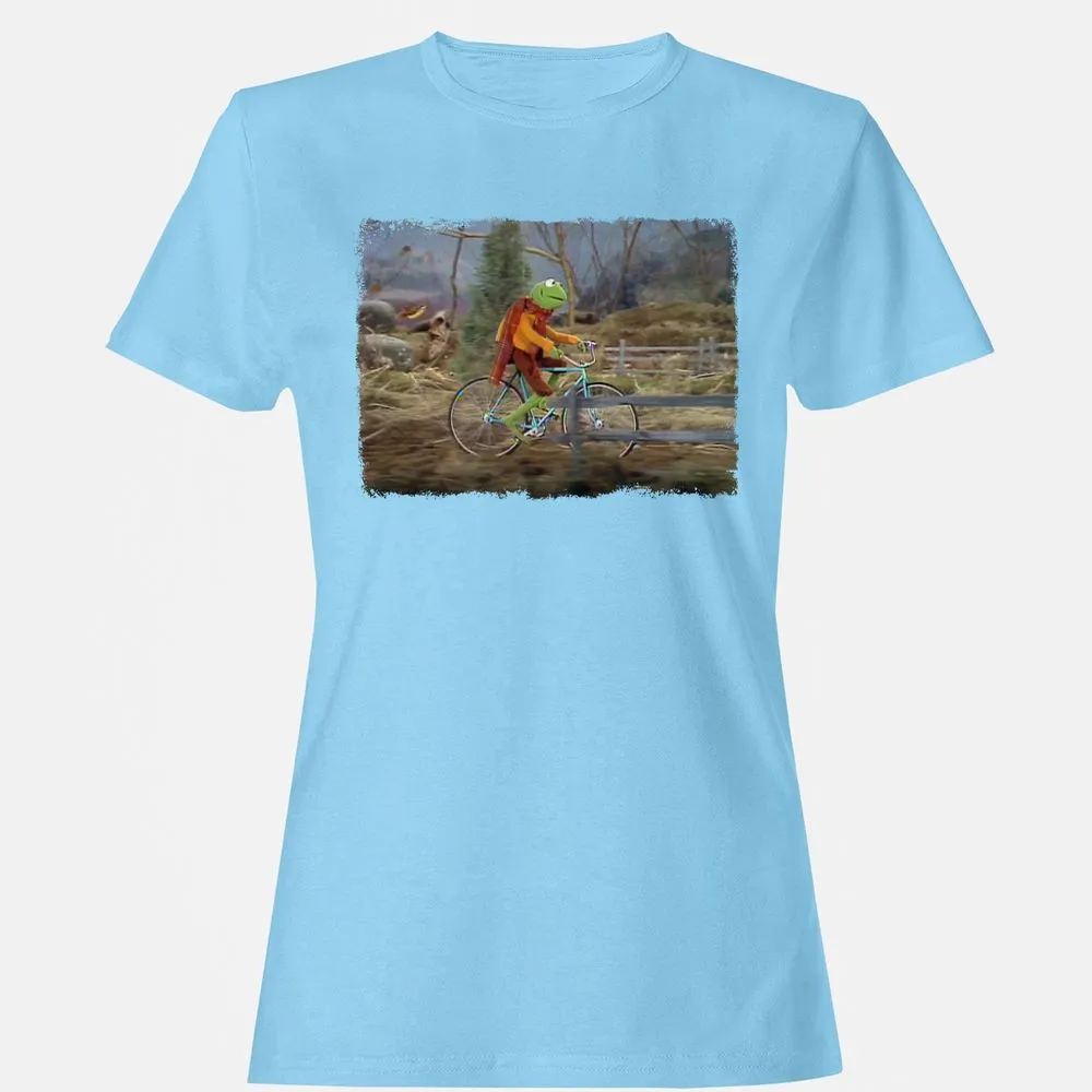 Women's T-Shirt - ZS5L7SBH - Light Blue - 8
