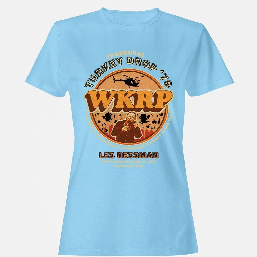 Women's T-Shirt - QVJN4JY5 - Light Blue - 8