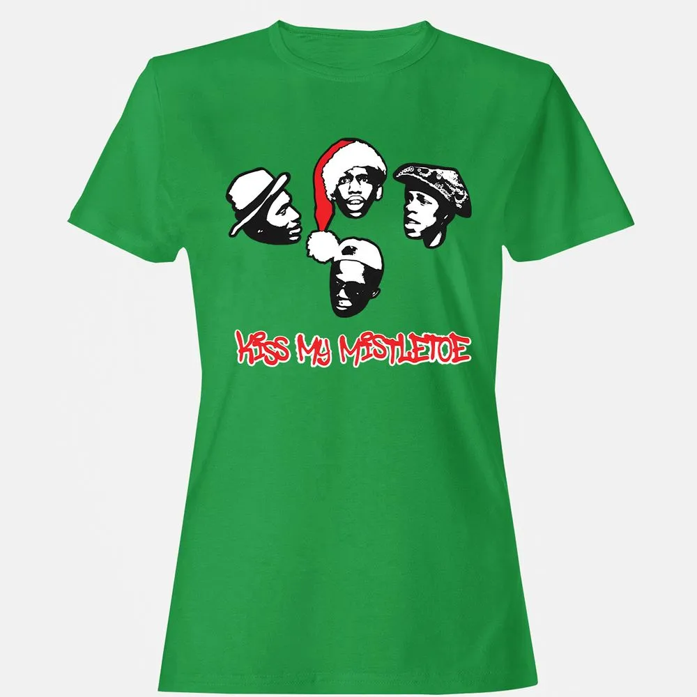 Kiss My Mistletoe Xmas Rap - Irish Green - 7