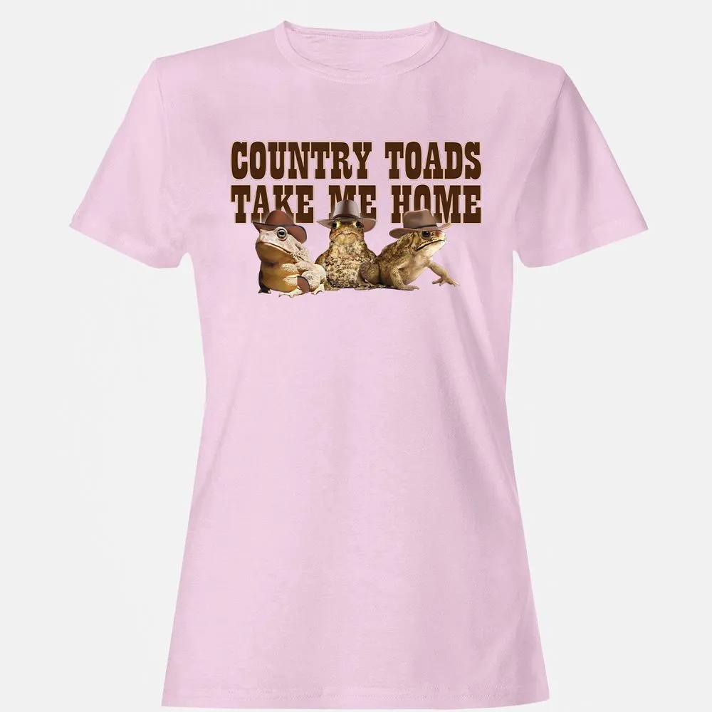 Country Toads Take Me Home - Light Pink - 9
