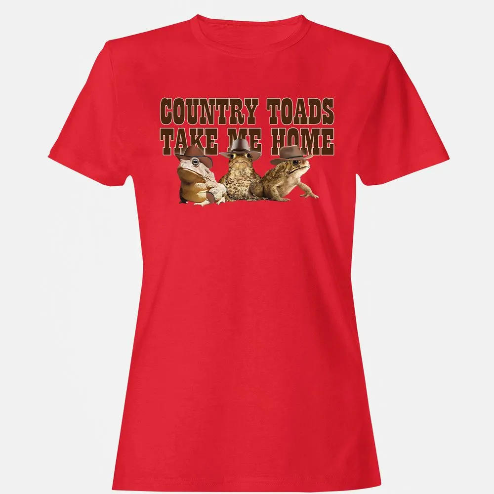 Country Toads Take Me Home - Red - 13