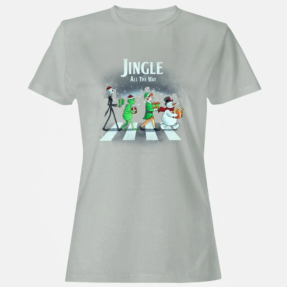 Women's T-Shirt - B5JLG9MT - Ash - 2