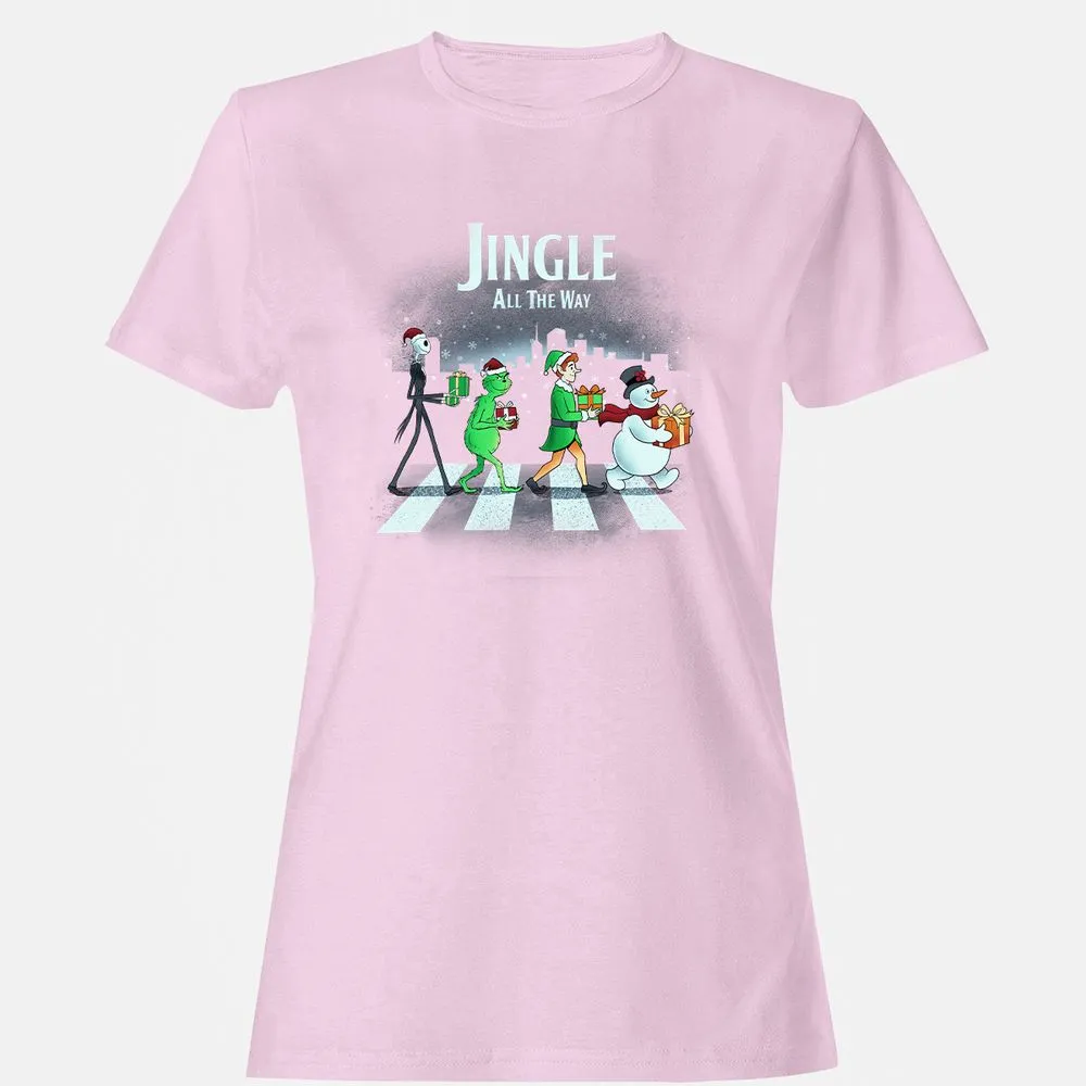 Women's T-Shirt - B5JLG9MT - Light Pink - 9