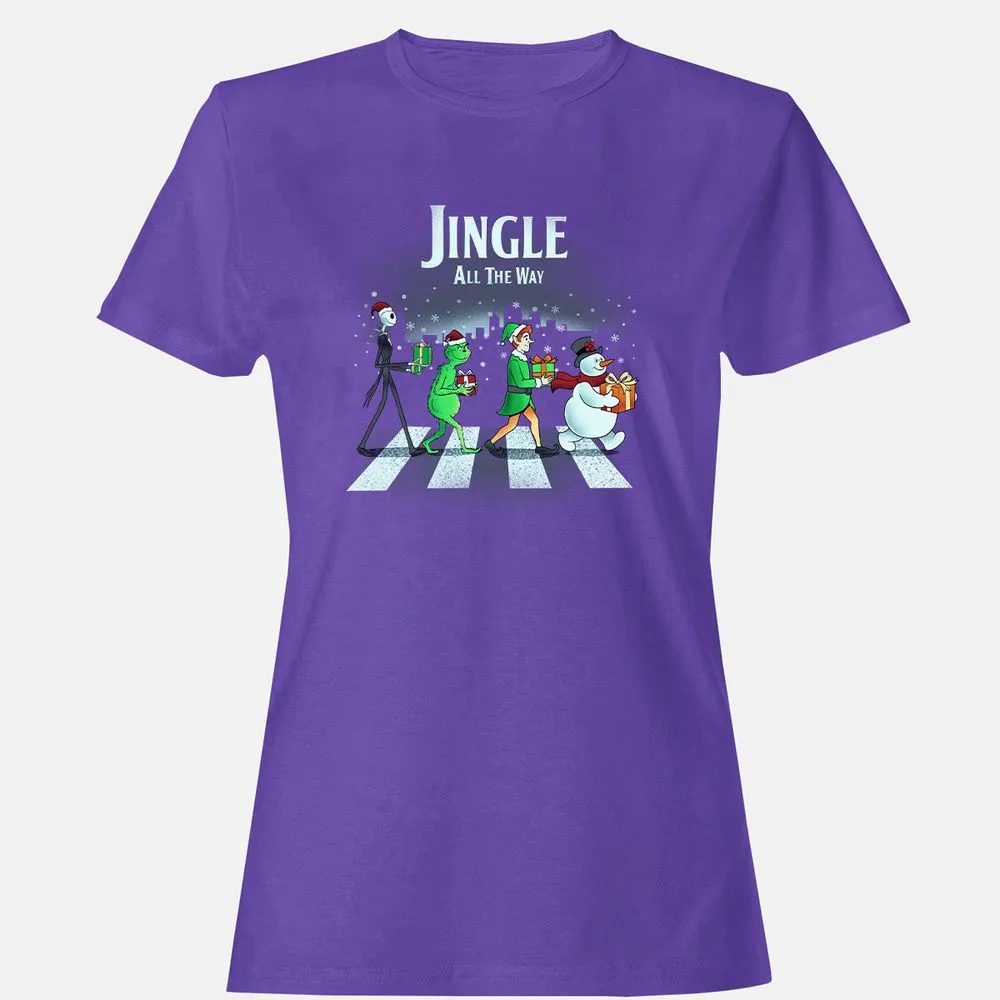Women's T-Shirt - B5JLG9MT - Purple - 12