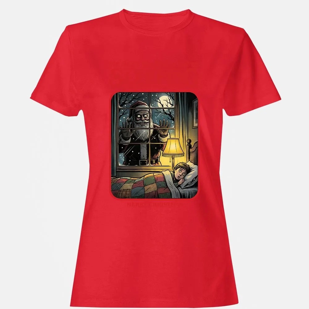 Women's T-Shirt - D2RJNCPE - Red - 13