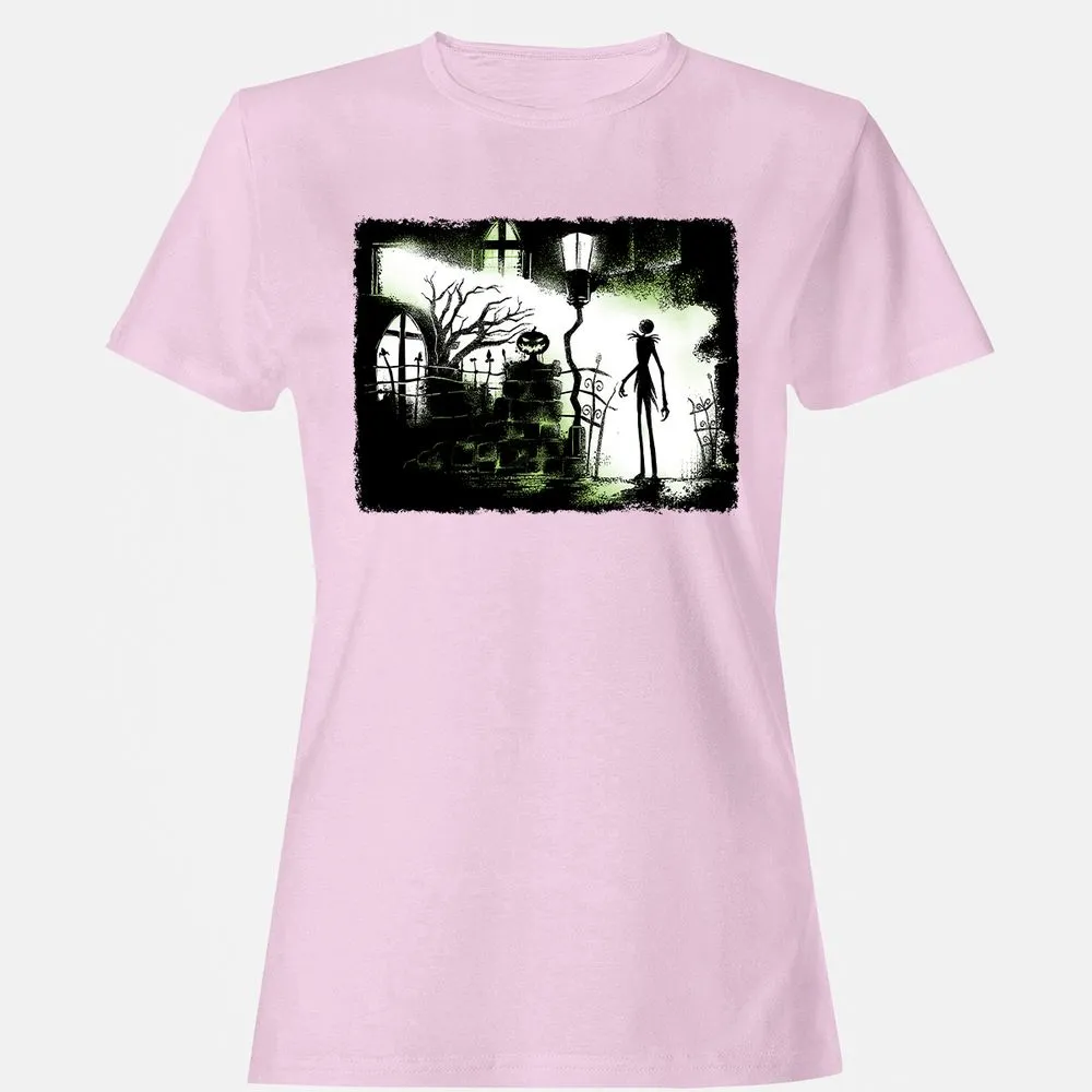 Women's T-Shirt - Black - Light Pink - 9