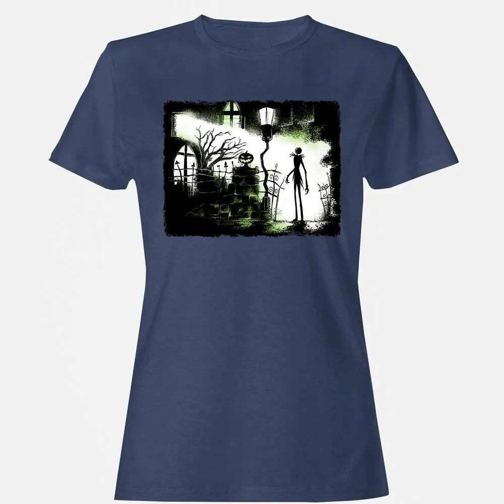 Women's T-Shirt - Black - Navy - 10