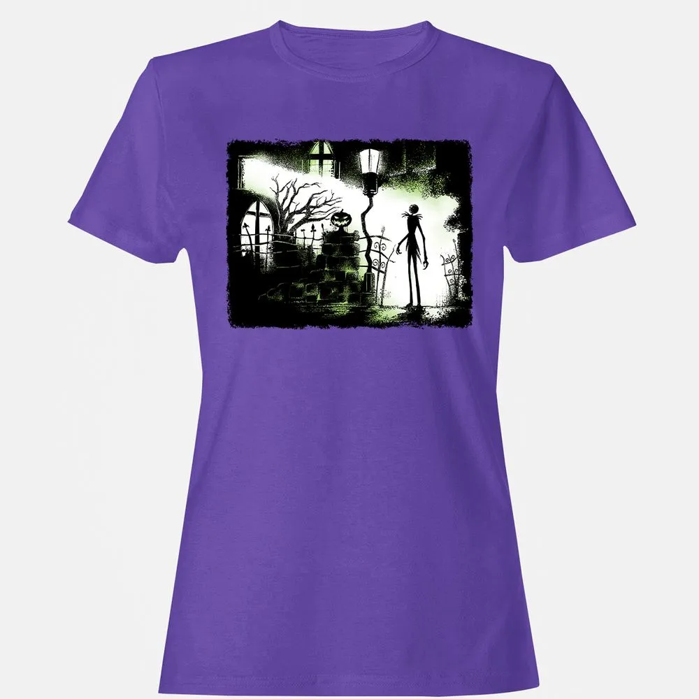 Women's T-Shirt - Black - Purple - 12
